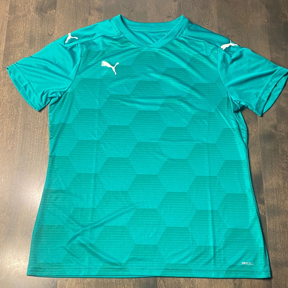 Puma Men's Teal Athletic Jersey